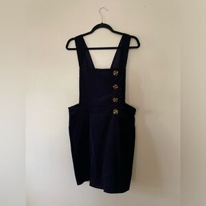 Navy corduroy texture dress, gently worn!